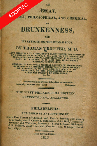 An essay, medical, philosophical, and chemical, on drunkenness, and its effects on the human body