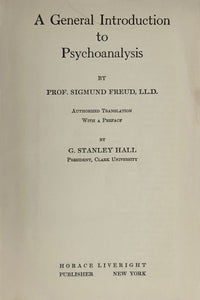 A general introduction to psychoanalysis