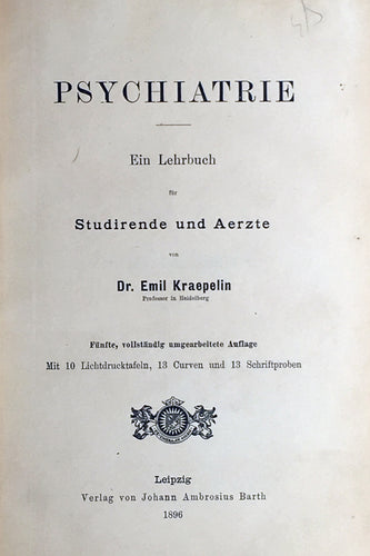 Psychiatrie : ein Lehrbuch für Studierende und Ärzte