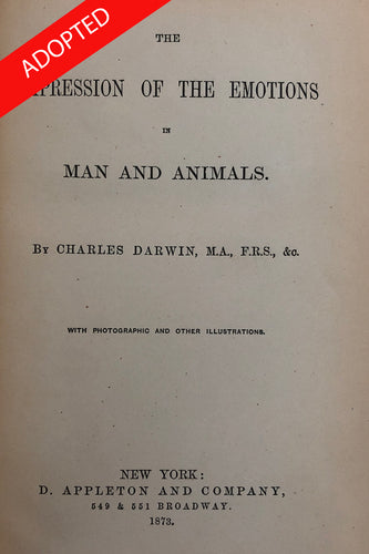 The expression of the emotions in man and animals