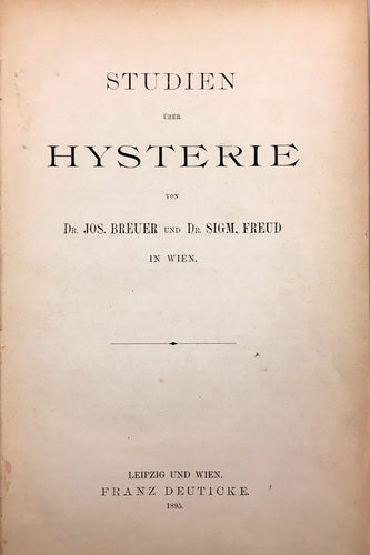 Studien über Hysterie