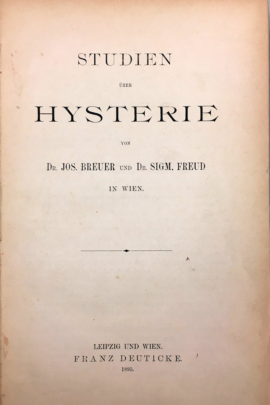 Studien über Hysterie