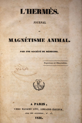 L'Hermès, journal du magnétisme animale