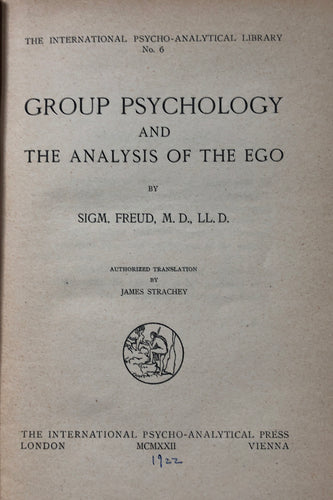 Group psychology and the analysis of the ego